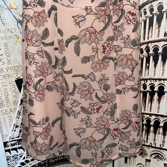 For Love & Lemons Aurora Cold-Shoulder Dress in Pink Floral - Picture 9 of 12